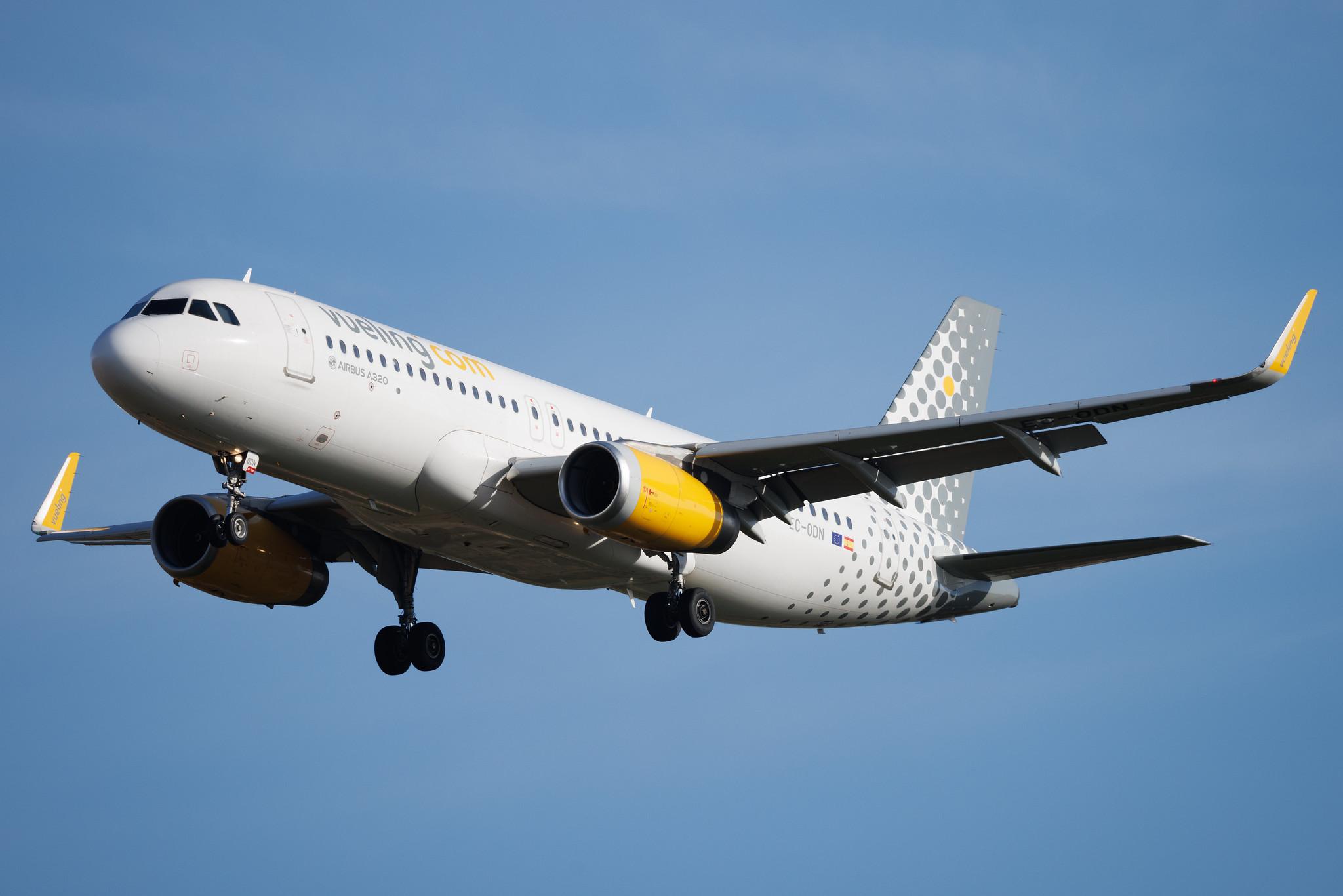 Palma de Mallorca Airport: Vueling (VY / VLG) |  Airbus A320-232 A320 | EC-ODN | MSN 06544