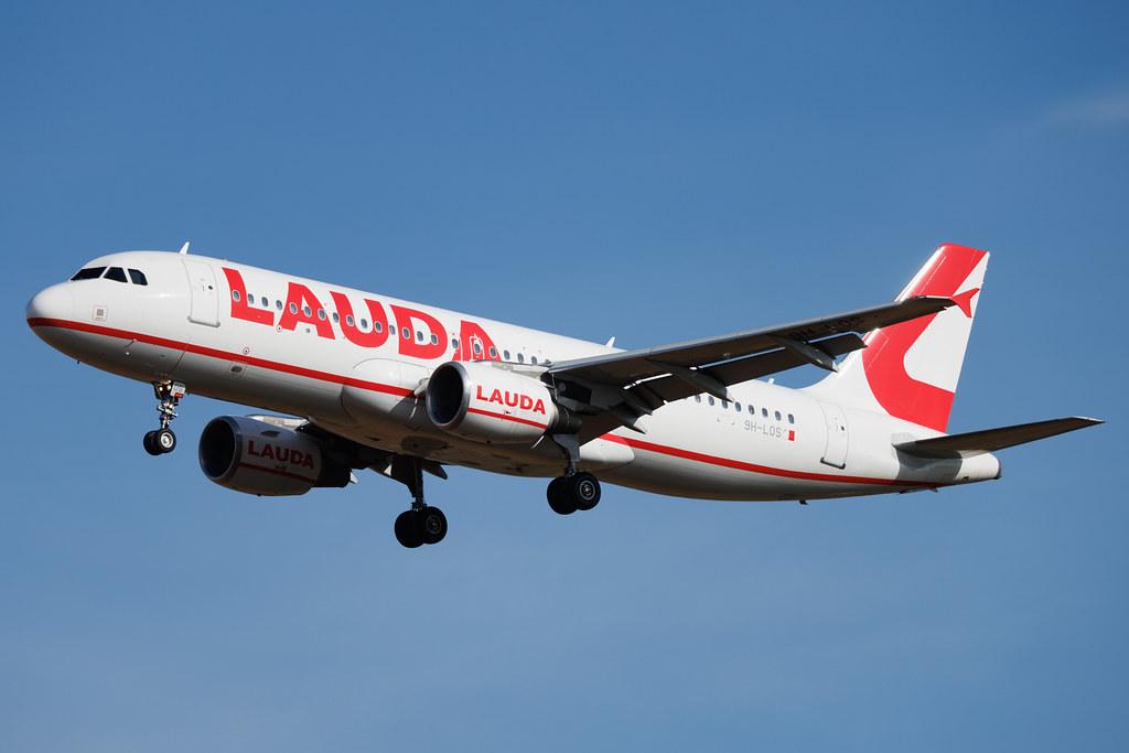 Palma de Mallorca Airport: Lauda Europe (LW / LDA) | Airbus A320-214 A320 | 9H-LOS | MSN 03153