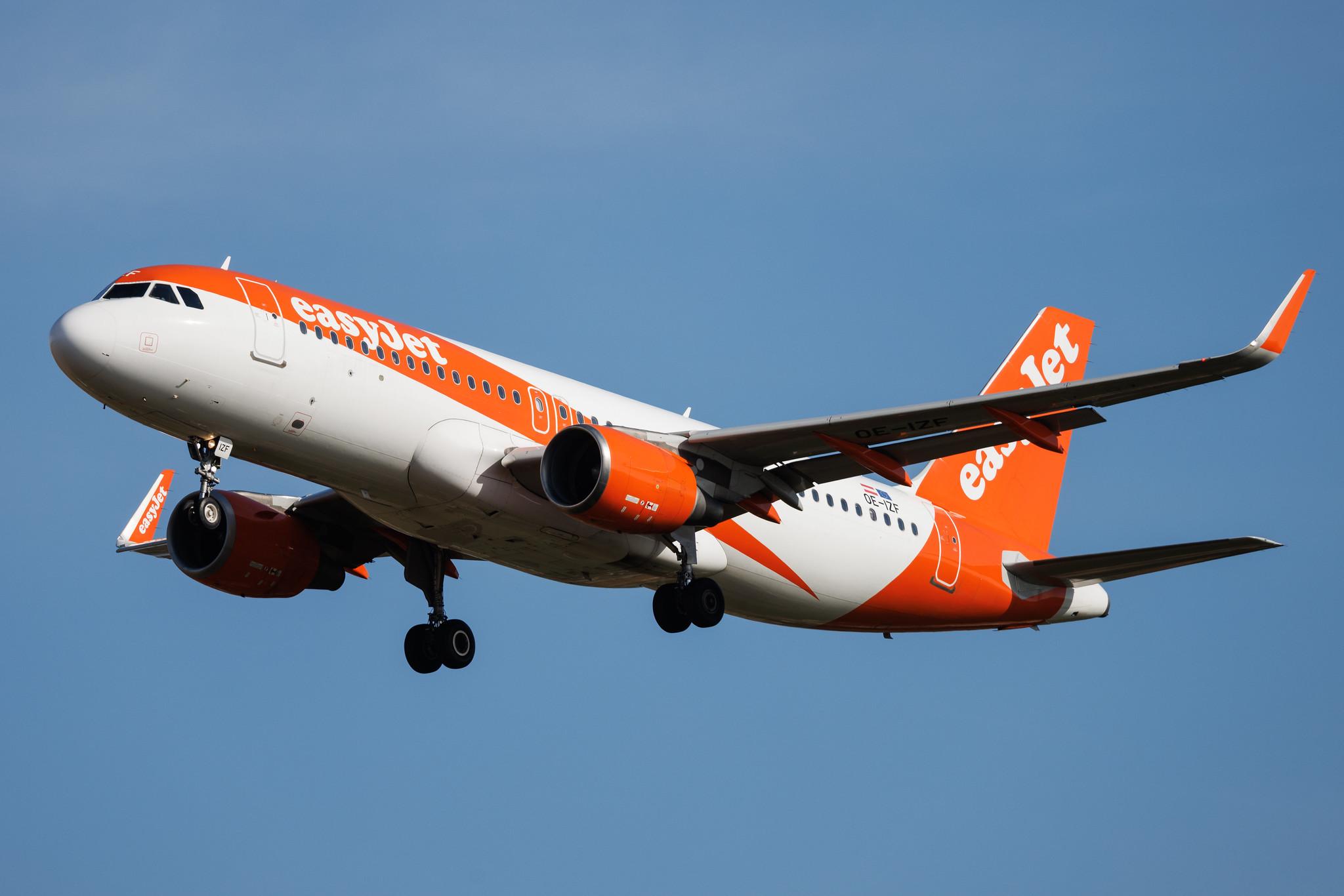 Palma de Mallorca Airport: easyJet (U2 / EZY) | Operator: easyJet Europe | Airbus A320-214 A320 | OE-IZF | MSN 6831