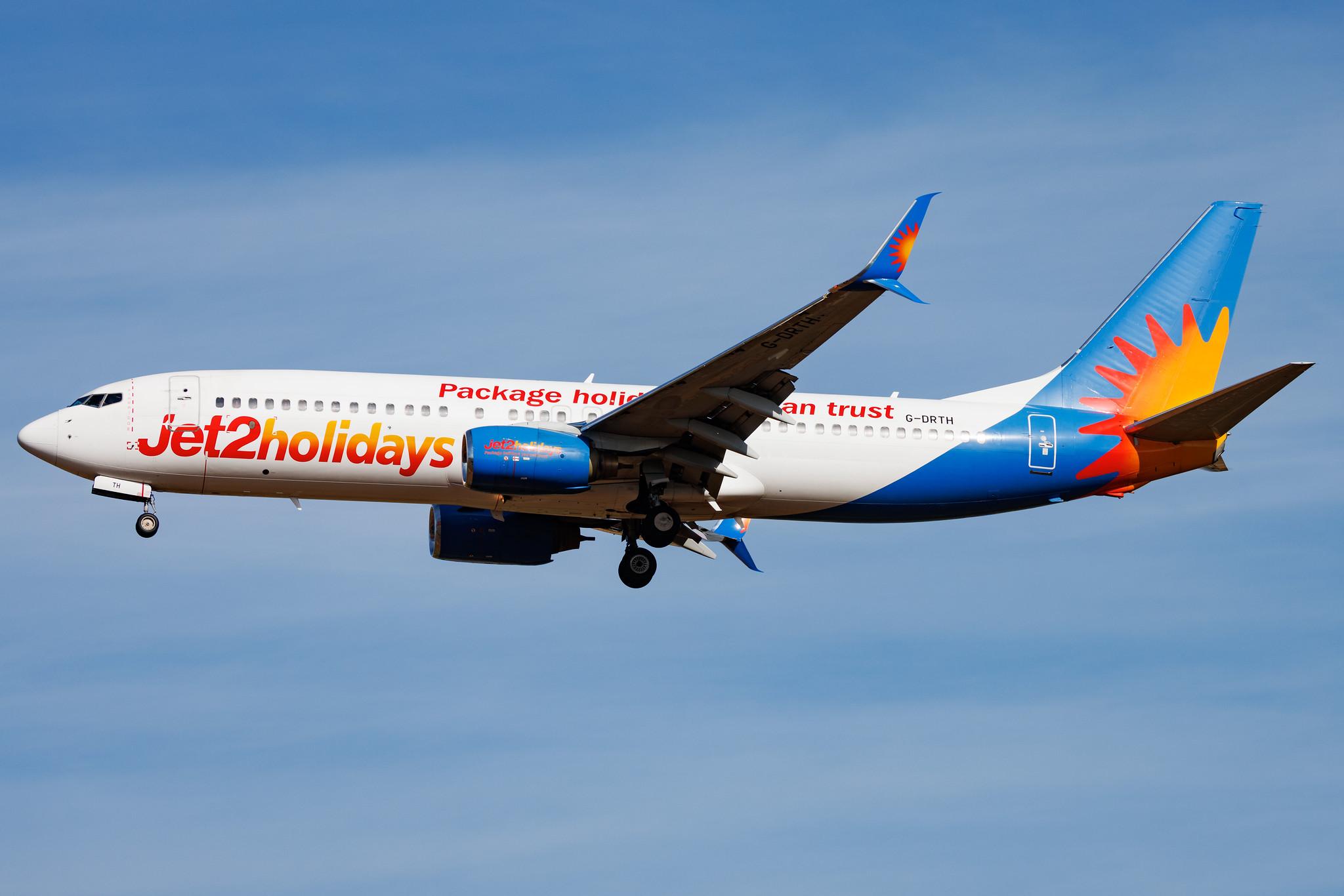 Palma de Mallorca Airport: Jet2 (LS / EXS) | Boeing 737-8BK B738 | G-DRTH | MSN 33828