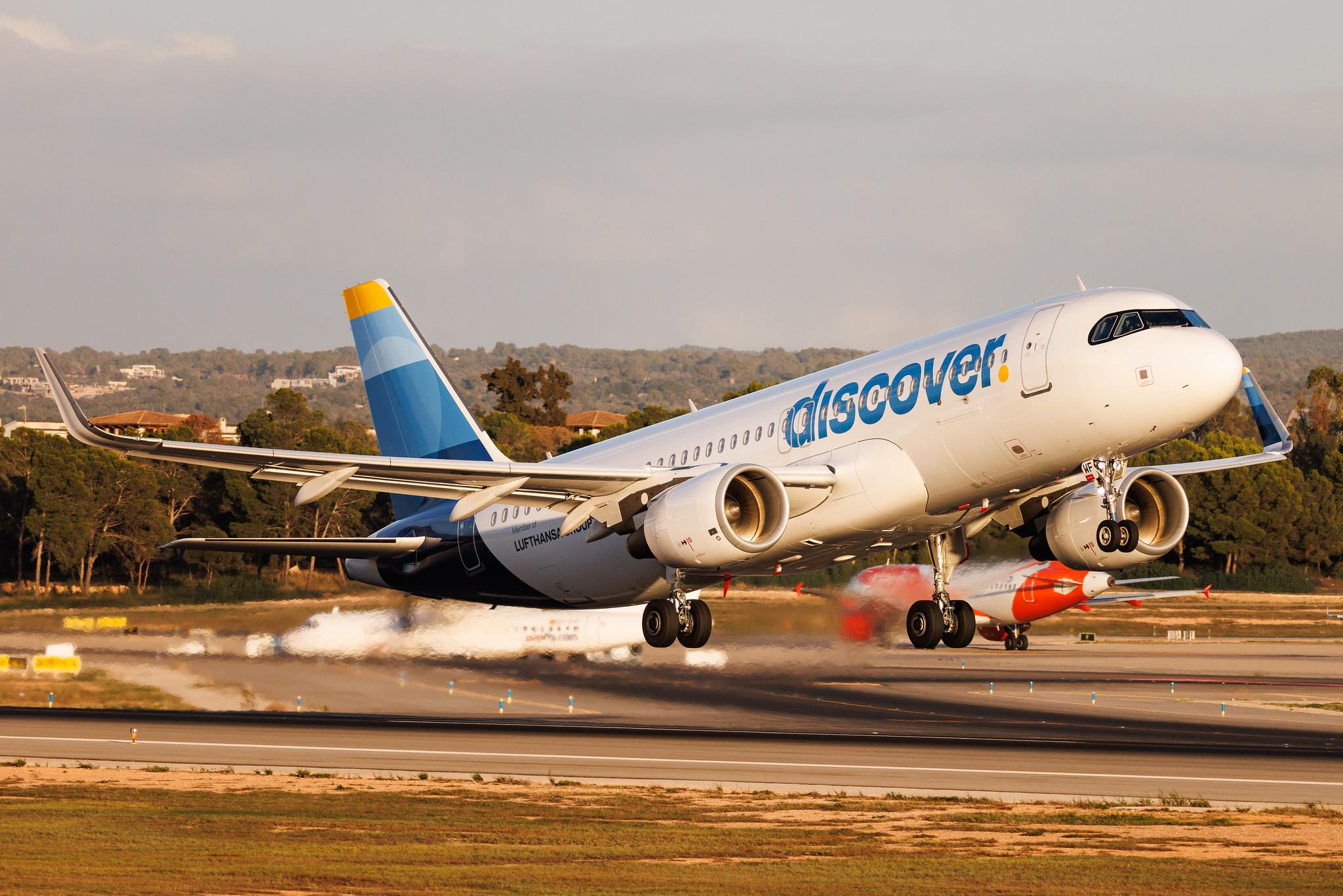 Palma de Mallorca Airport: Discover Airlines (4Y / OCN) | Airbus A320-214 A320 | D-AIWF | MSN 8853