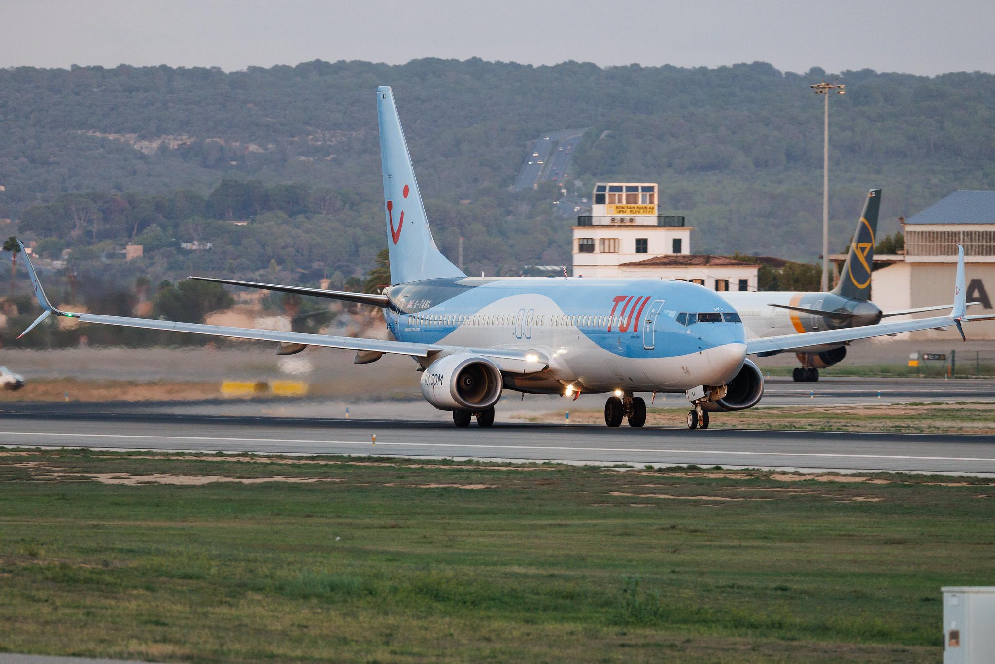 Palma de Mallorca Airport: TUI (X3 / TUI) | Operator: TUI Airways | Boeing 737-8K5 B738 | G-TAWX | MSN 44272
