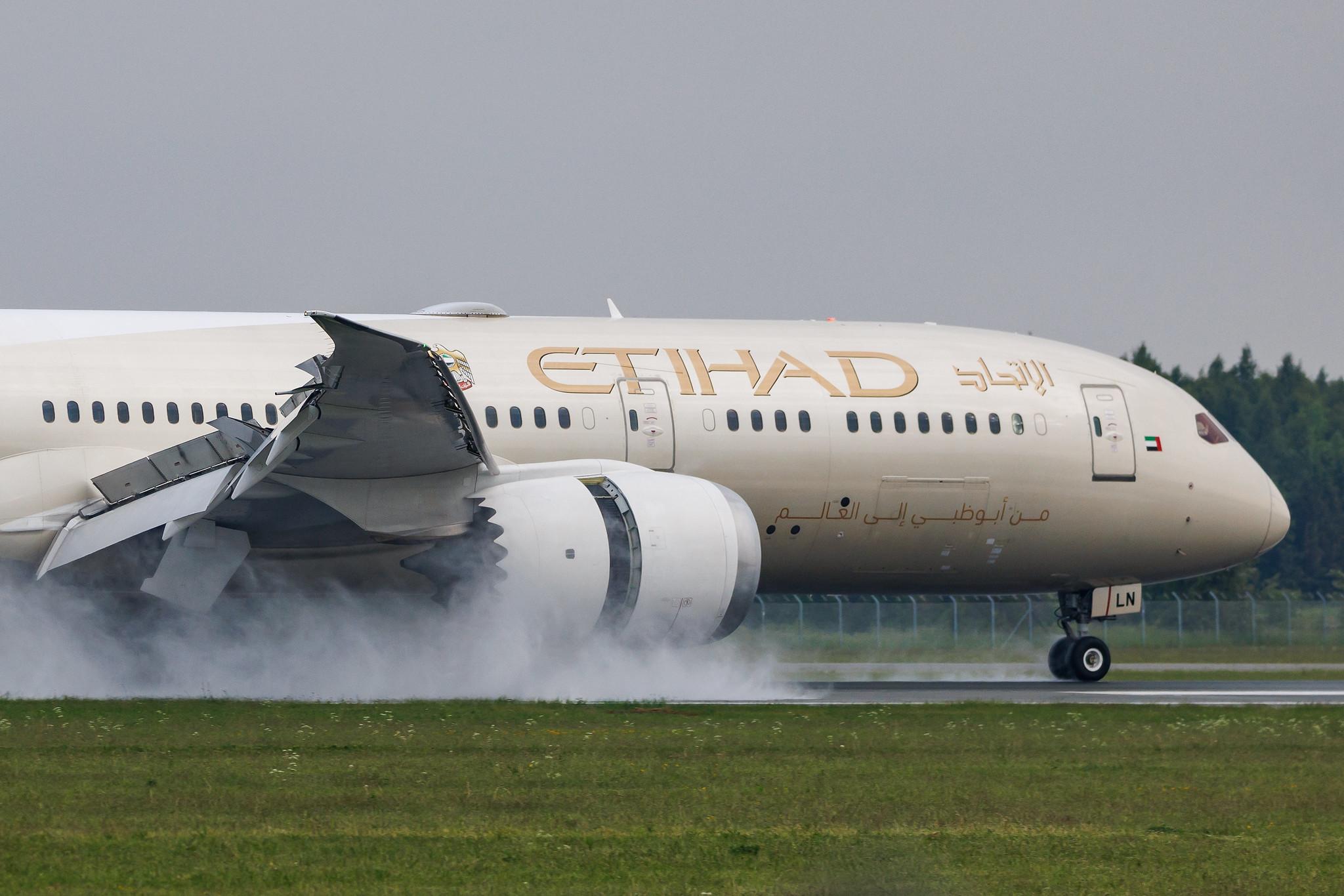 Copenhagen Airport: Etihad Airways (EY / ETD) | Boeing 787-9 Dreamliner B789 | A6-BLN | MSN 39659