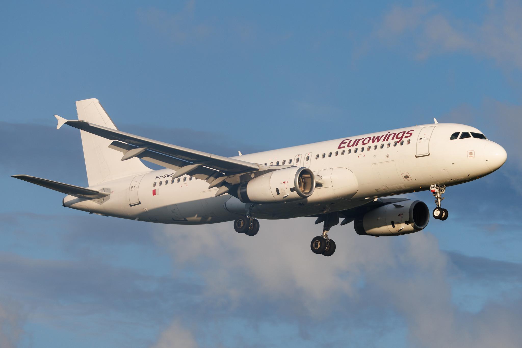 Hamburg Airport: Eurowings (EW / EWG) | Operator: Avion Express Malta | Airbus A320-232 A320 | 9H-SWC | MSN 03734