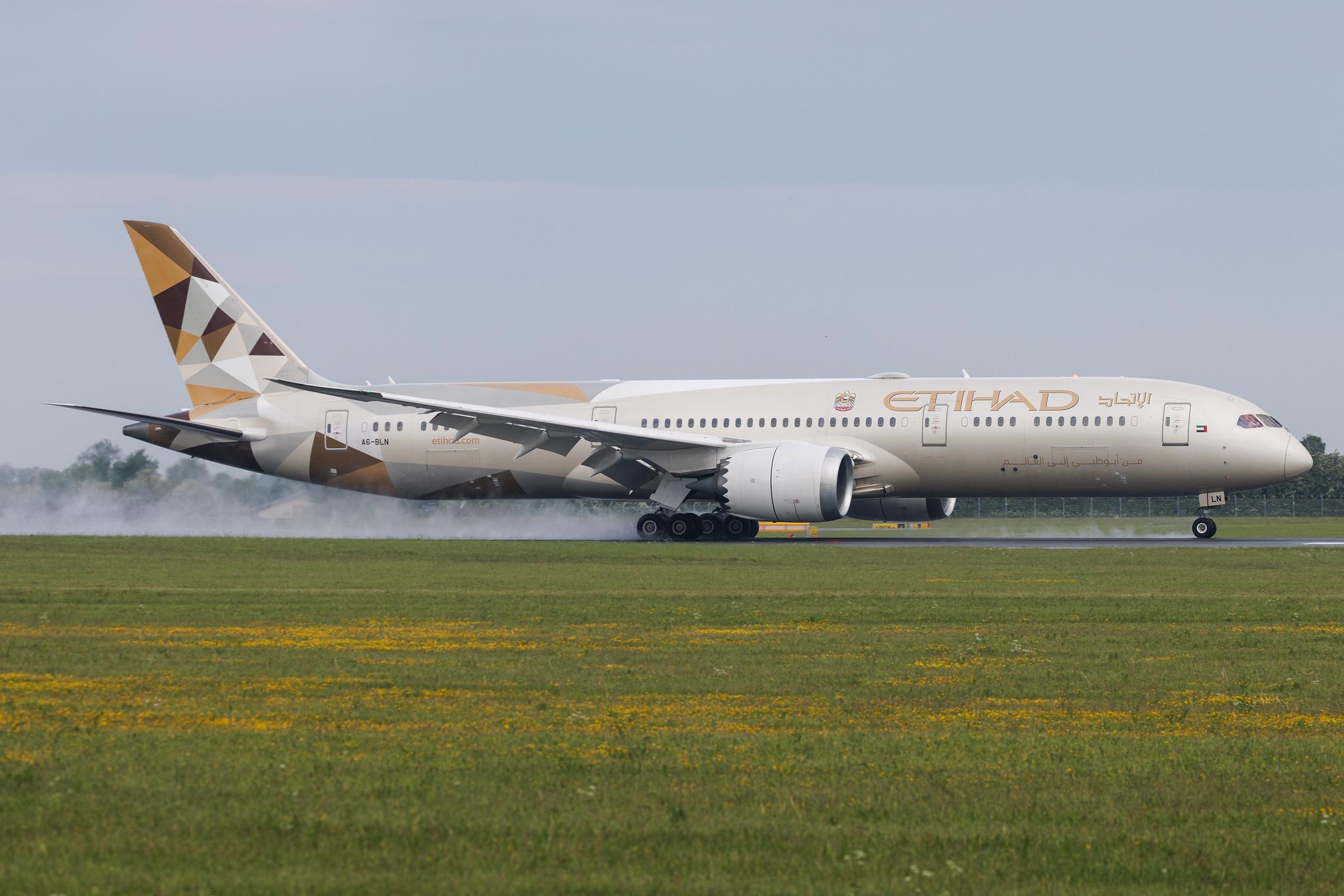 Copenhagen Airport: Etihad Airways (EY / ETD) | Boeing 787-9 Dreamliner B789 | A6-BLN | MSN 39659