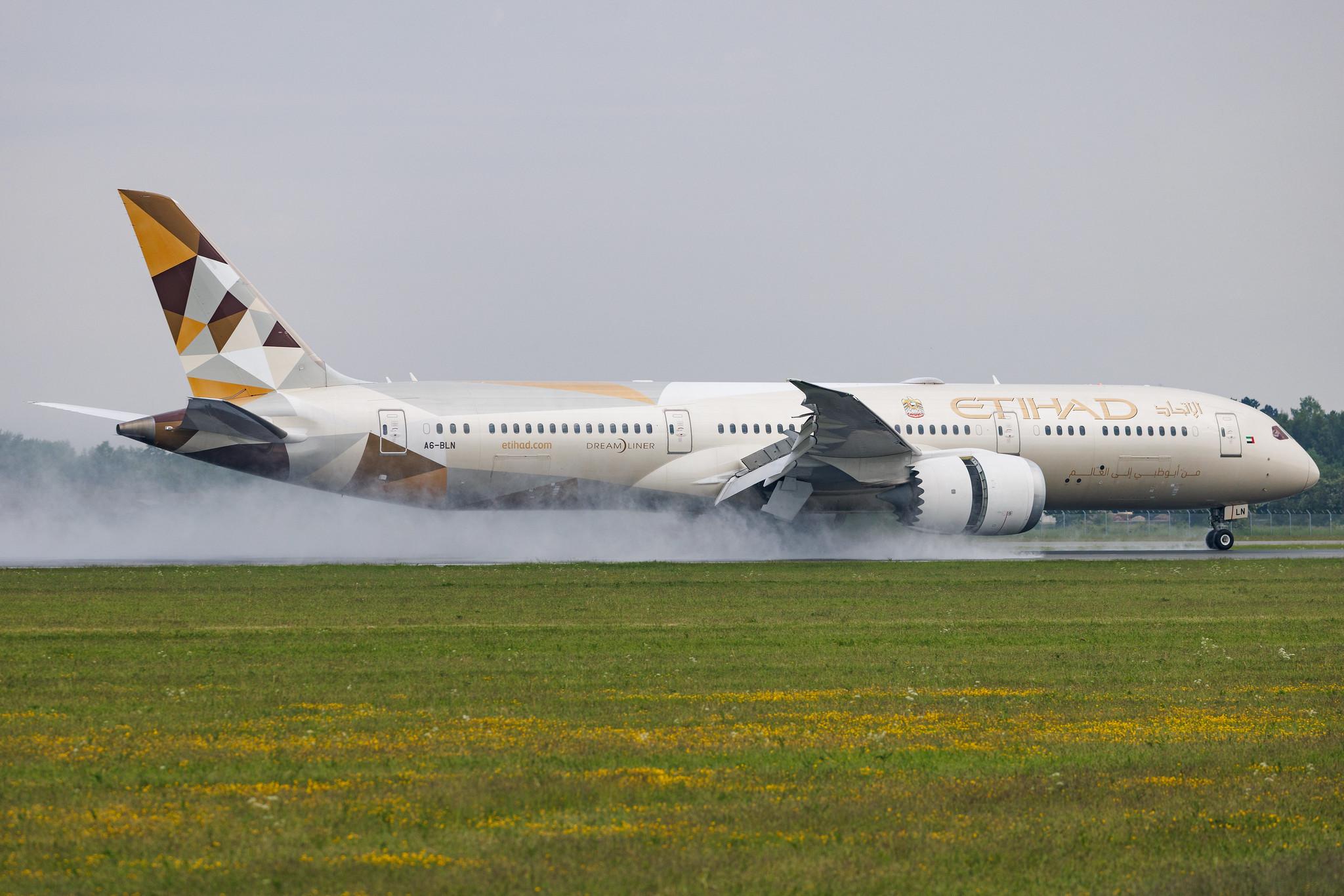 Copenhagen Airport: Etihad Airways (EY / ETD) | Boeing 787-9 Dreamliner B789 | A6-BLN | MSN 39659