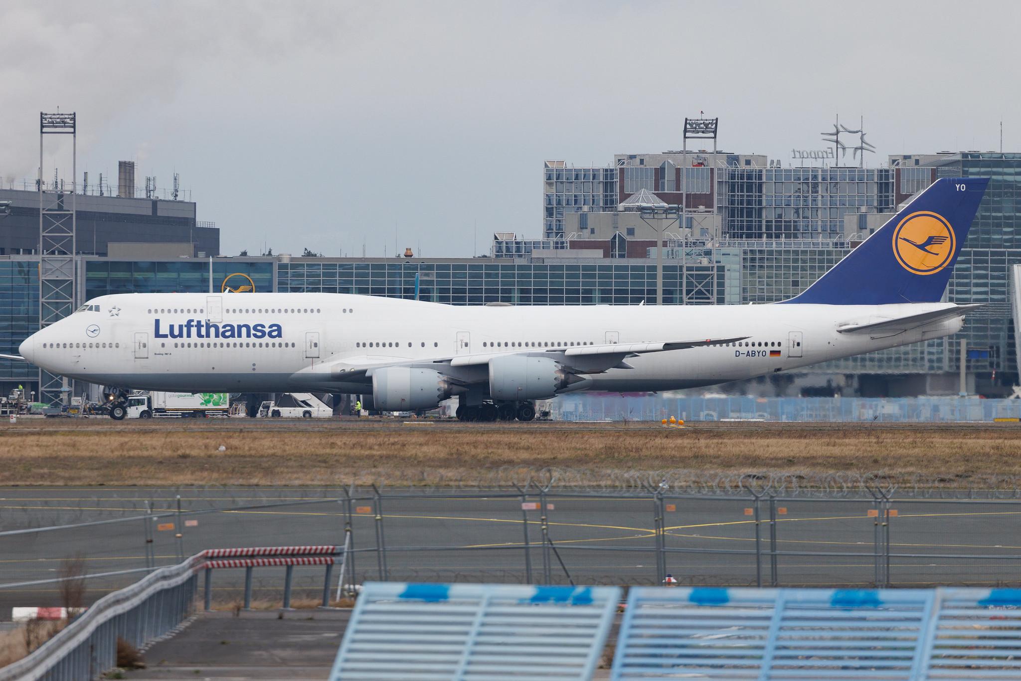 Frankfurt Airport: Lufthansa (LH / DLH) | Boeing 747-830 B748 | D-ABYO | MSN 37841