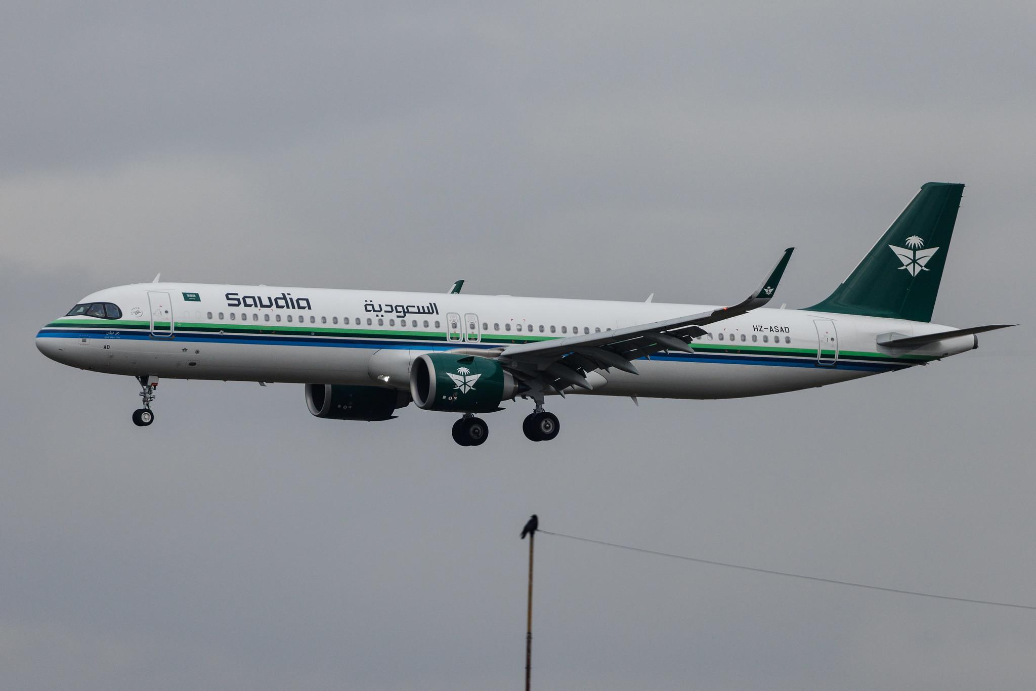 Frankfurt Airport: Saudia (SV / SVA) | Airbus A321-251NX A21N | HZ-ASAD | MSN 11609