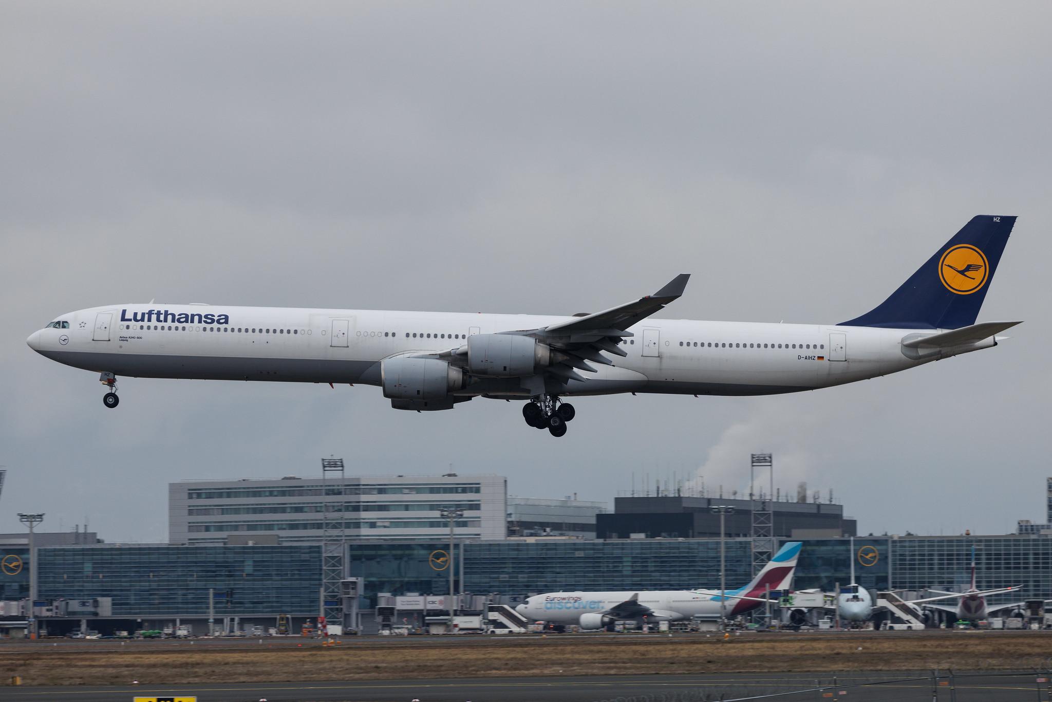 Frankfurt Airport: Lufthansa (LH / DLH) | Airbus A340-642 A346 | D-AIHZ | MSN 1005