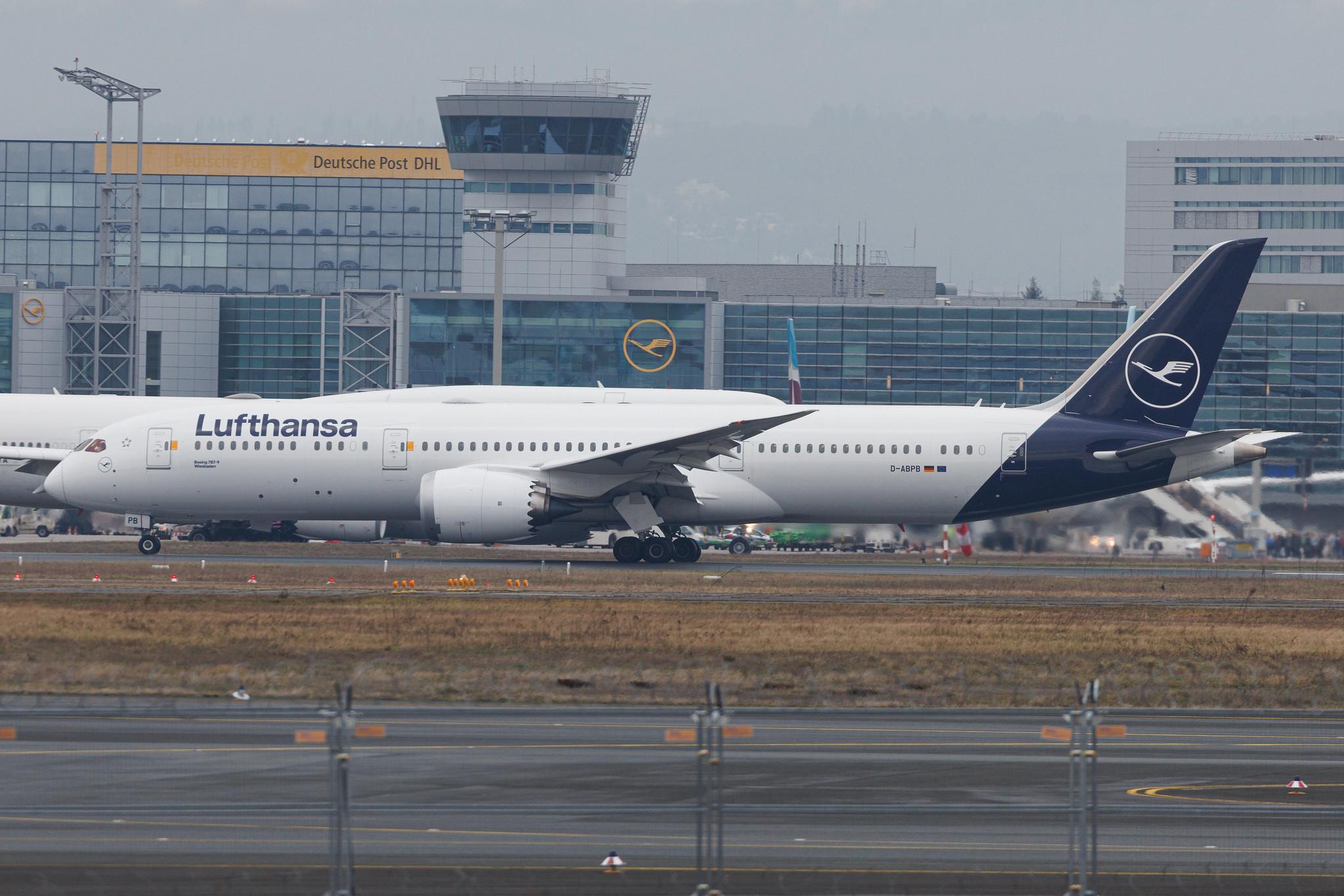 Frankfurt Airport: Lufthansa (LH / DLH) | Boeing 787-9 Dreamliner B789 | D-ABPB | MSN 62734