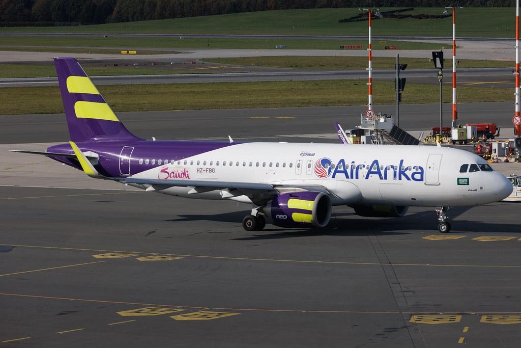 Hamburg Airport: Air Anka (6K / TAH) | Operator: flyadeal | Airbus A320-251N A20N | HZ-FBG | MSN 12053