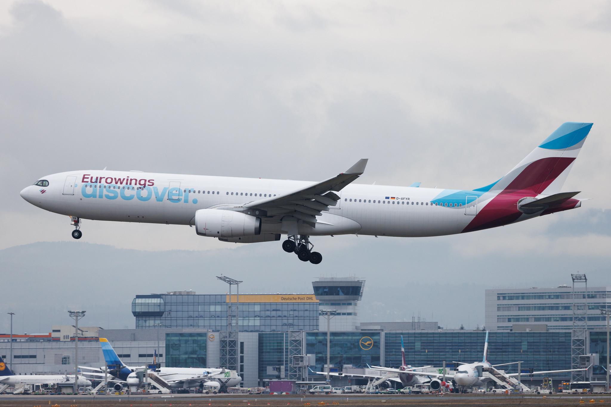 Frankfurt Airport: Discover Airlines (4Y / OCN) | Airbus A330-343 A333 | D-AFYR | MSN 1711