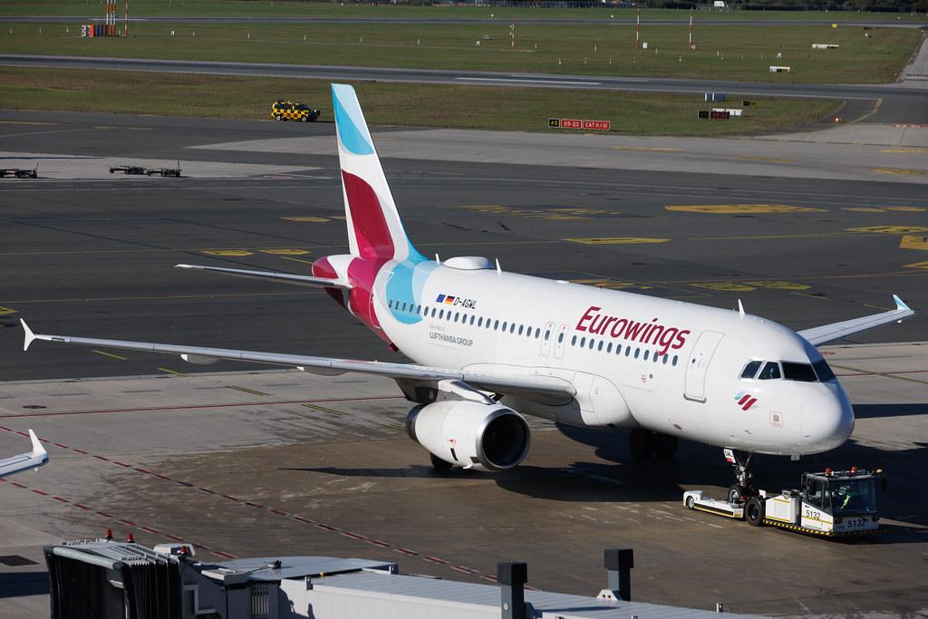 Hamburg Airport: Eurowings (EW / EWG) | Airbus A319-132 A319 | D-AGWL | MSN 3534