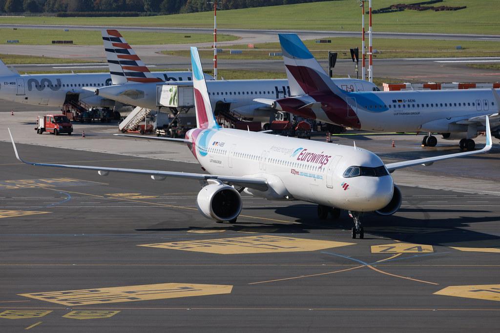 Hamburg Airport: Eurowings (EW / EWG) | Airbus A321-251NX A21N | D-AEEB | MSN 11448