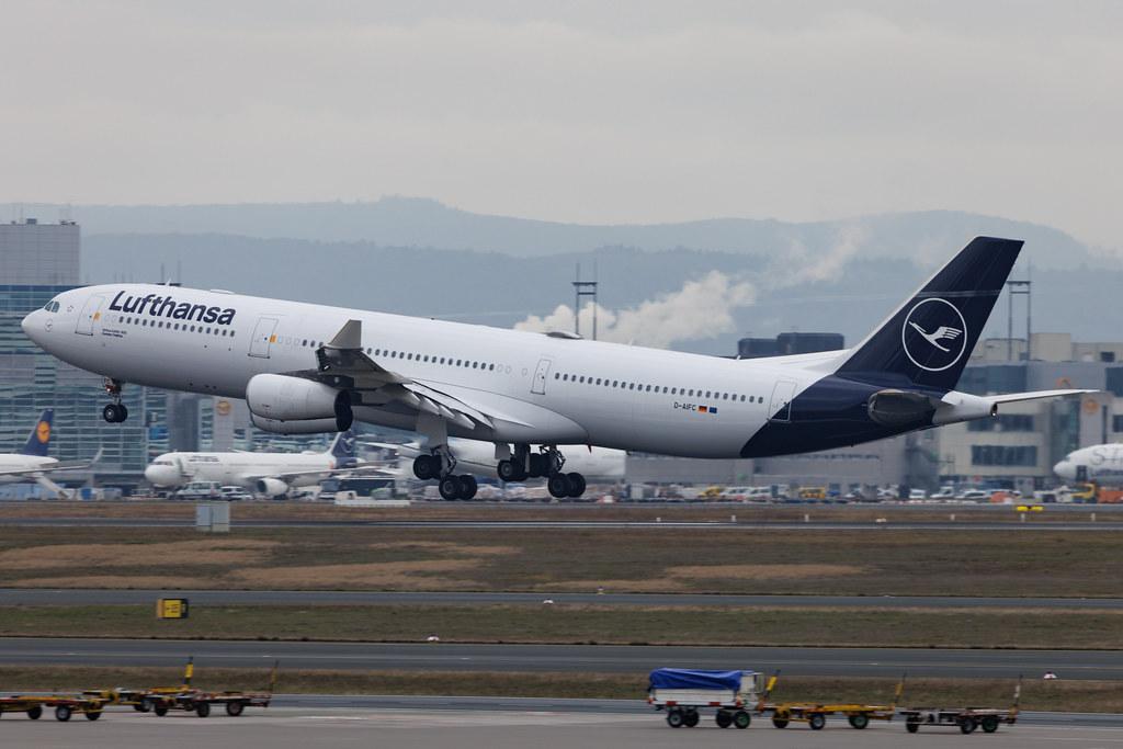 Frankfurt Airport: Lufthansa (LH / DLH) | Airbus A340-313 A343 | D-AIFC | MSN 0379