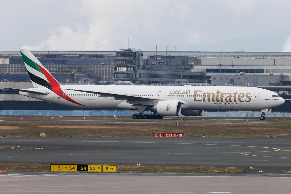 Frankfurt Airport: Emirates (EK / UAE) | Boeing 777-31H(ER) B77W | A6-EGP | MSN 35599