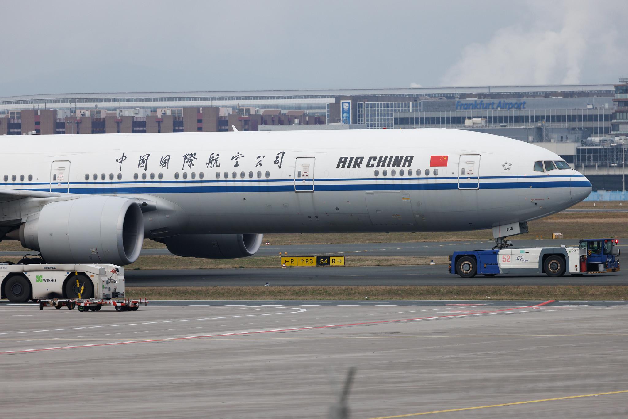 Frankfurt Airport: Air China (CA / CCA) | Boeing 777-39L(ER) B77W | B-1266 | MSN 65300