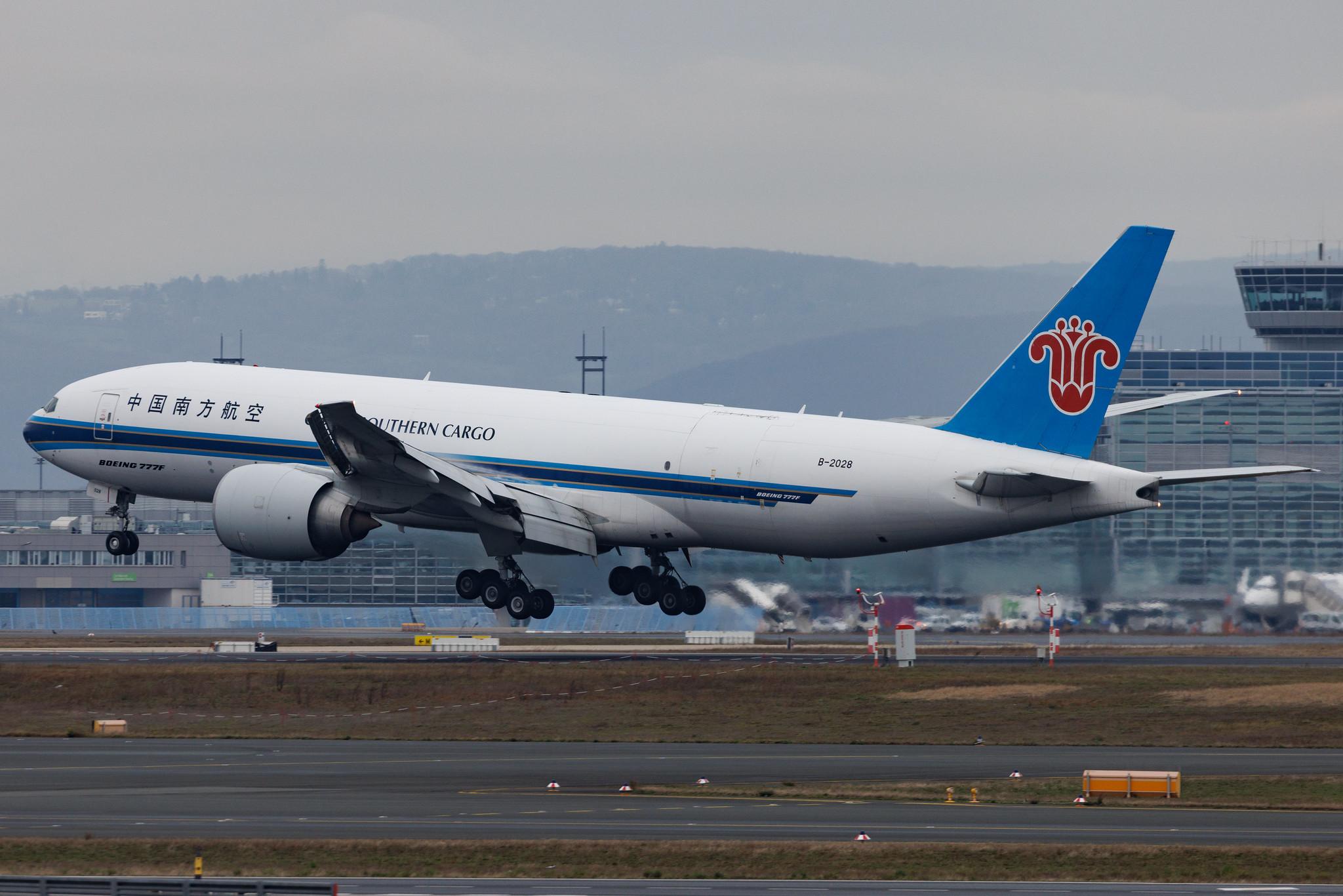 Frankfurt Airport: China Southern Cargo (CZ / CSN) | Operator: China Southern Airlines | Boeing 777-F1B B77L | B-2028 | MSN 41637
