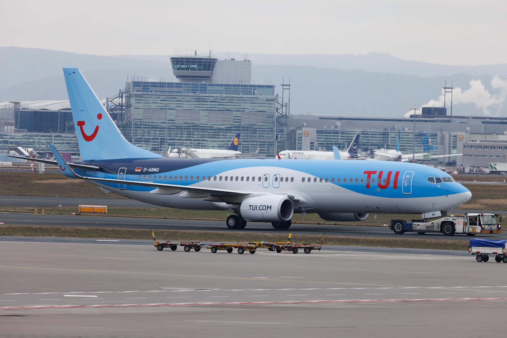 Frankfurt Airport: Eurowings (EW / EWG) | Operator: TUI fly | Boeing 737-86J B738 | D-ABMQ | MSN 37780