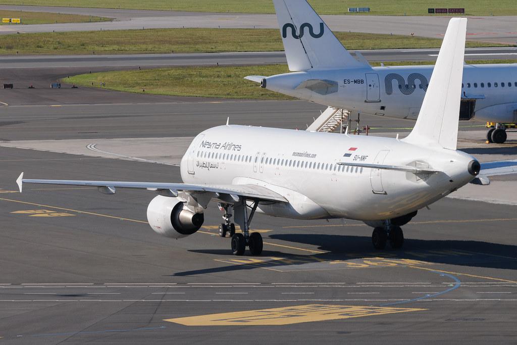 Hamburg Airport: Nesma Airlines (NE / NMA) | Airbus A320-214 A320 | SU-NMF | MSN 03135