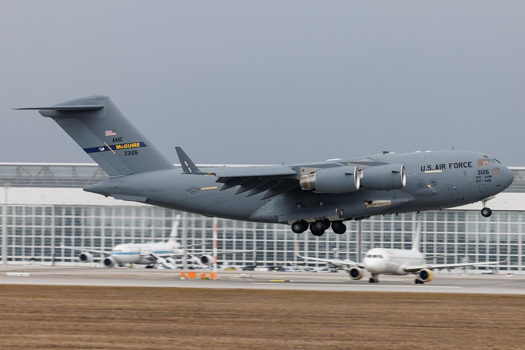 Munich Airport: United States - Air Force (RCH) | Boeing C-17A Globemaster III C17 | 03-3126 | MSN P-126