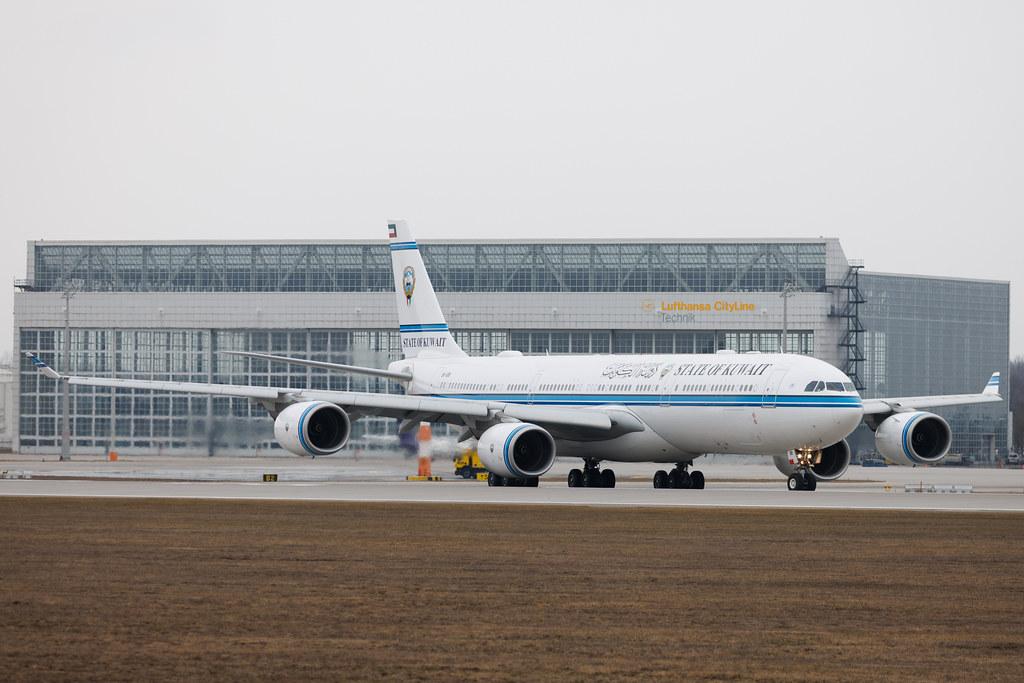 Munich Airport: Kuwait - Government (KUG) | Airbus A340-541 A345 | 9K-GBB | MSN 1102