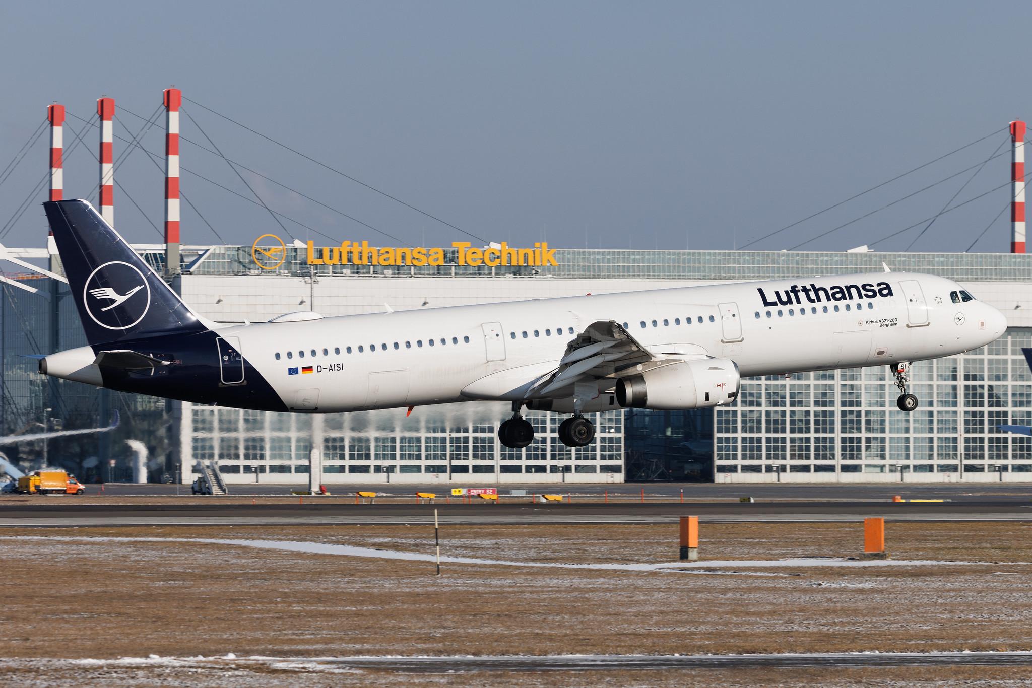 Munich Airport: Lufthansa (LH / DLH) | Airbus A321-231 A321 | D-AISI | MSN 3339