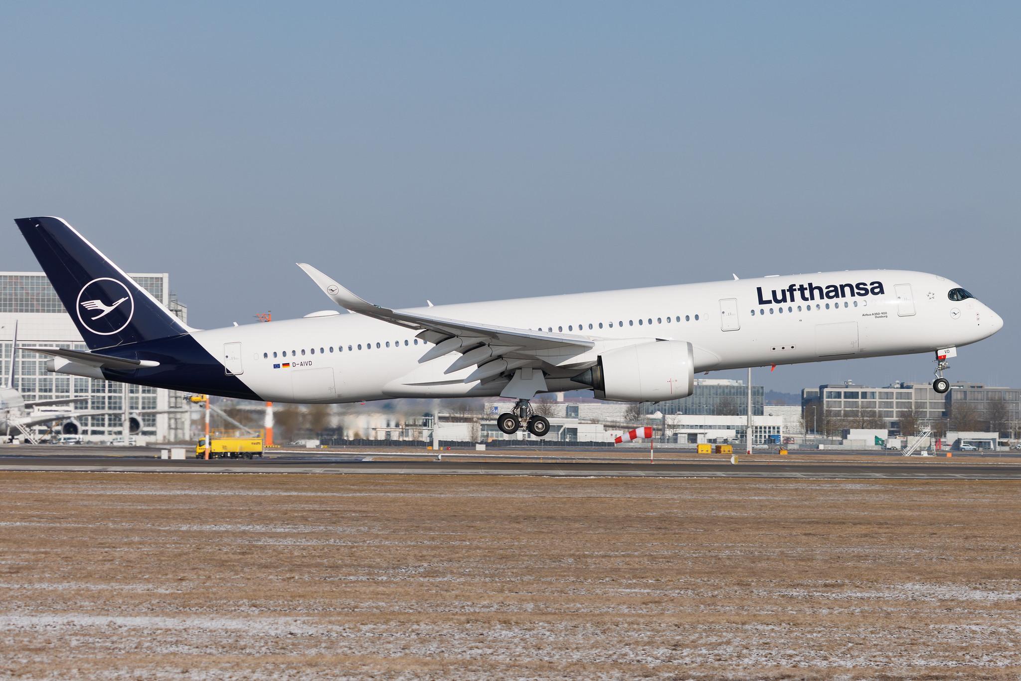 Munich Airport: Lufthansa (LH / DLH) | Airbus A350-941 A359 | D-AIVD | MSN 280