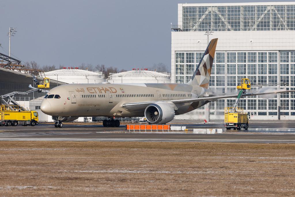 Munich Airport: Etihad Airways (EY / ETD) | Boeing 787-9 Dreamliner B789 | A6-BLN | MSN 39659