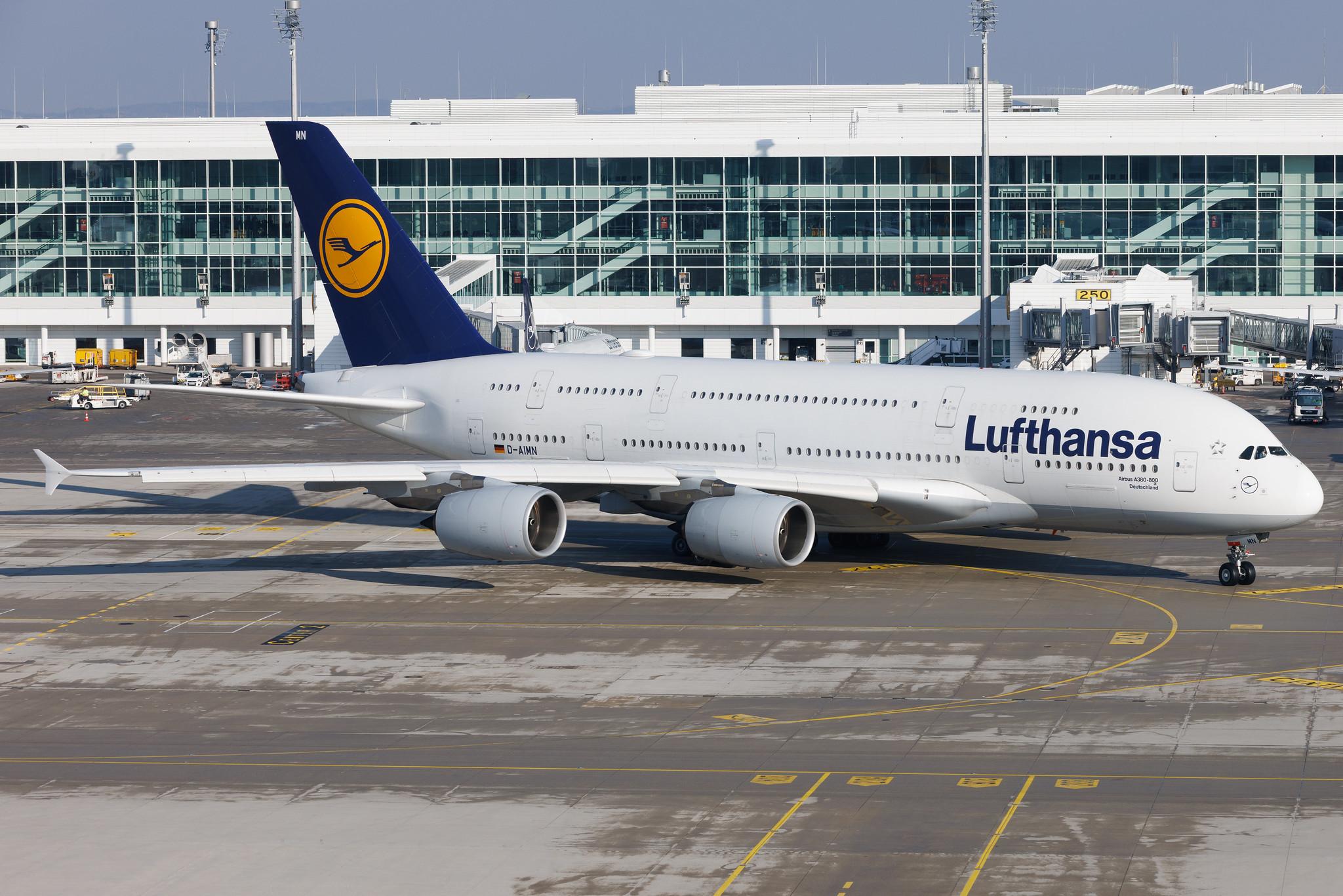 Munich Airport: Lufthansa (LH / DLH) | Airbus A380-841 A388 | D-AIMN | MSN 177