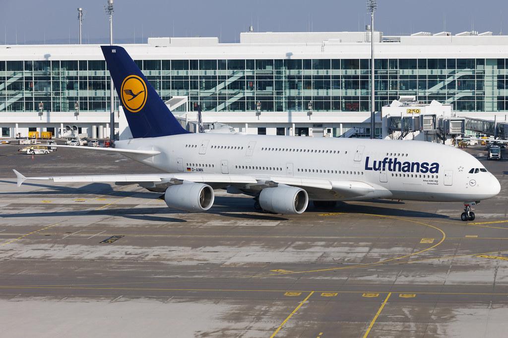 Munich Airport: Lufthansa (LH / DLH) | Airbus A380-841 A388 | D-AIMN | MSN 177