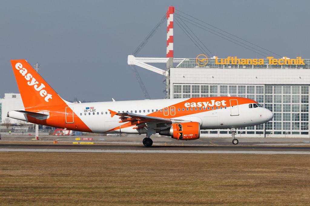 Munich Airport: easyJet (U2 / EZY) | Operator: easyJet Europe | Airbus A319-111 A319 | OE-LQC | MSN 03788