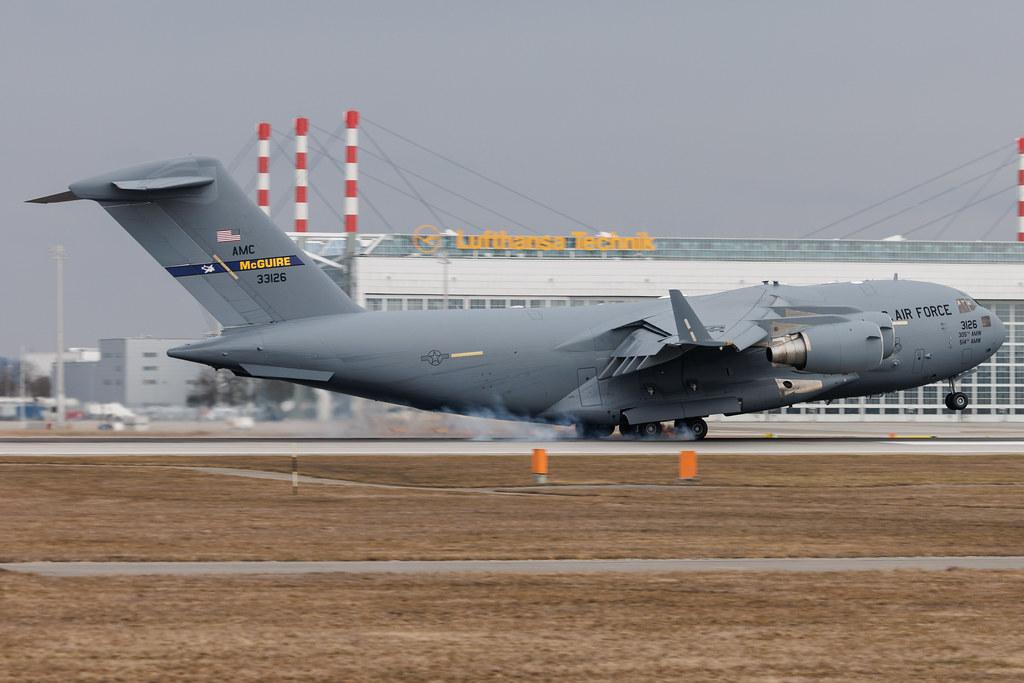 Munich Airport: United States - Air Force (RCH) | Boeing C-17A Globemaster III C17 | 03-3126 | MSN P-126