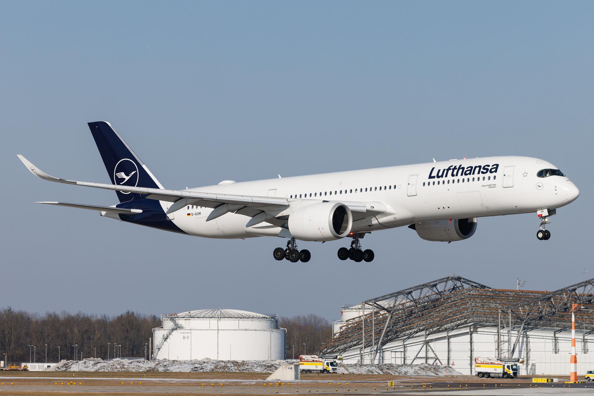 Munich Airport: Lufthansa (LH / DLH) | Airbus A350-941 A359 | D-AIXM | MSN 287