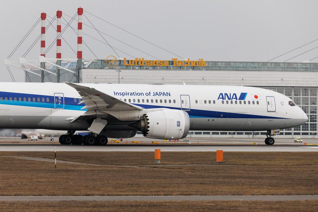 Munich Airport: All Nippon Airways (NH / ANA) | Operator: Air Japan | Boeing 787-9 Dreamliner B789 | JA928A | MSN 61529