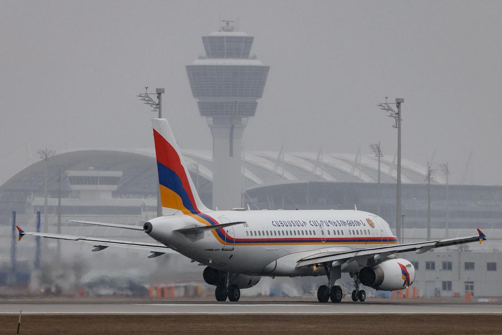 Munich Airport: Armenia Government (/ ARY) | Airbus A319-132 ACJ A319 | 701 | MSN 913