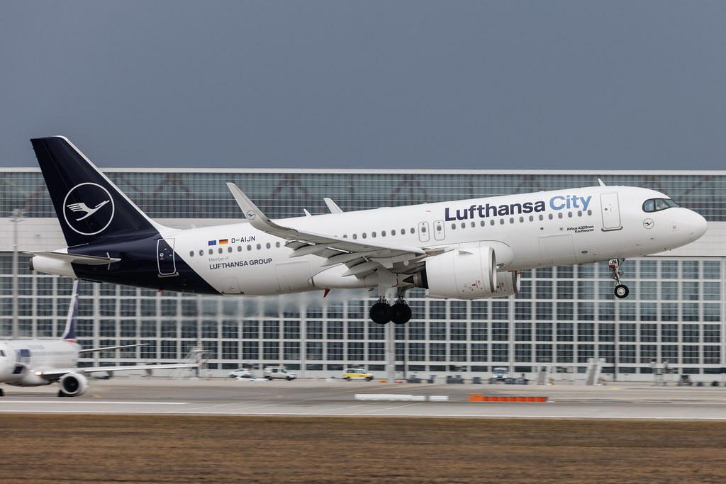 Munich Airport: Lufthansa City (VL / LHX) | Airbus A320-271N A20N | D-AIJN | MSN 11672