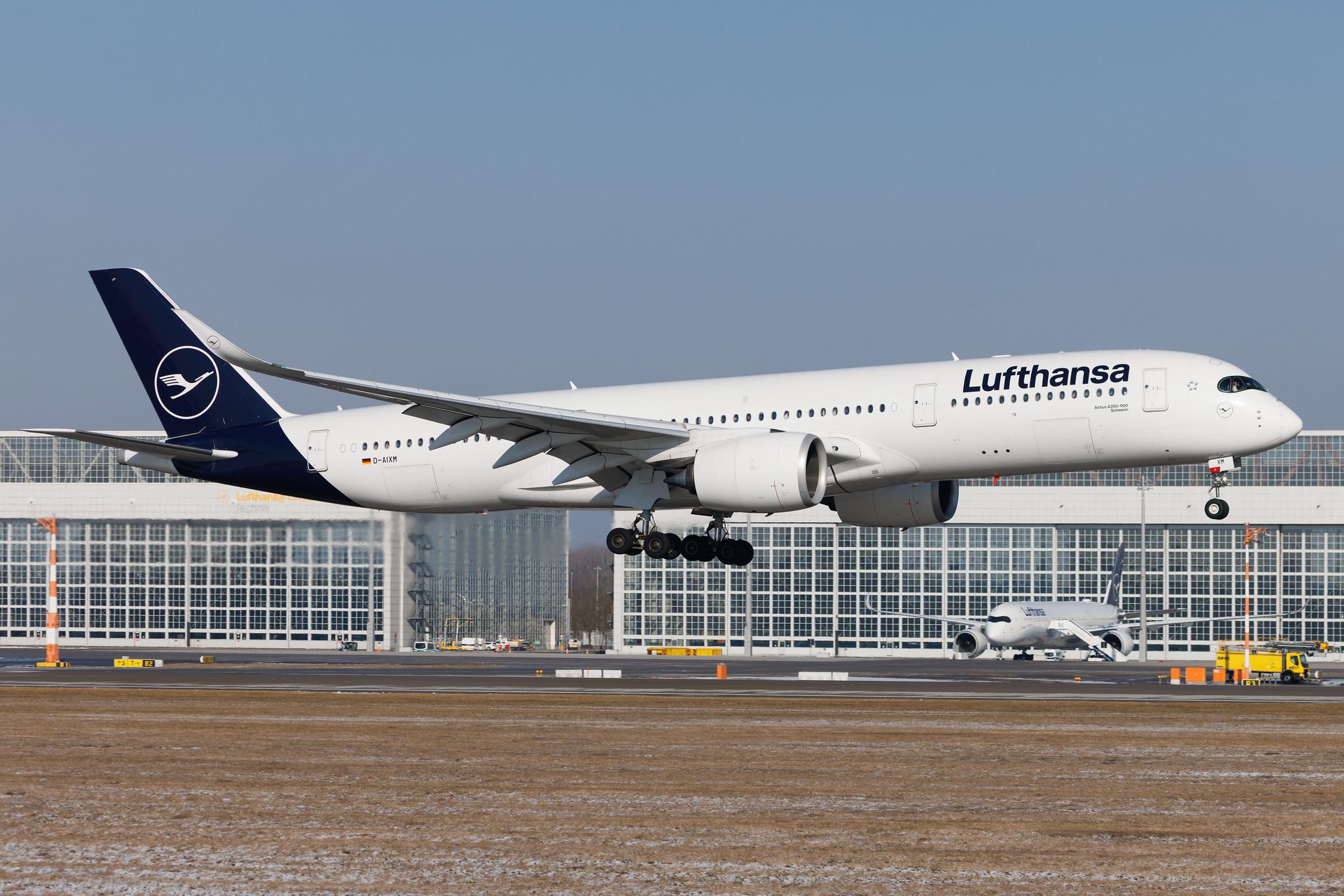Munich Airport: Lufthansa (LH / DLH) | Airbus A350-941 A359 | D-AIXM | MSN 287