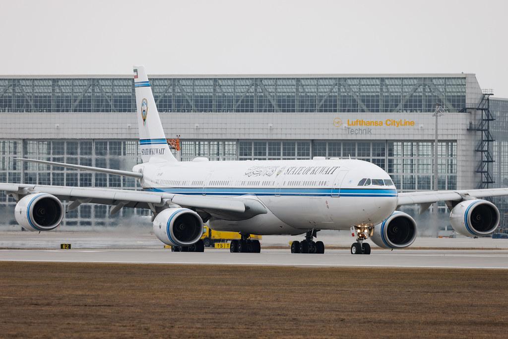 Munich Airport: Kuwait - Government (KUG) | Airbus A340-541 A345 | 9K-GBB | MSN 1102