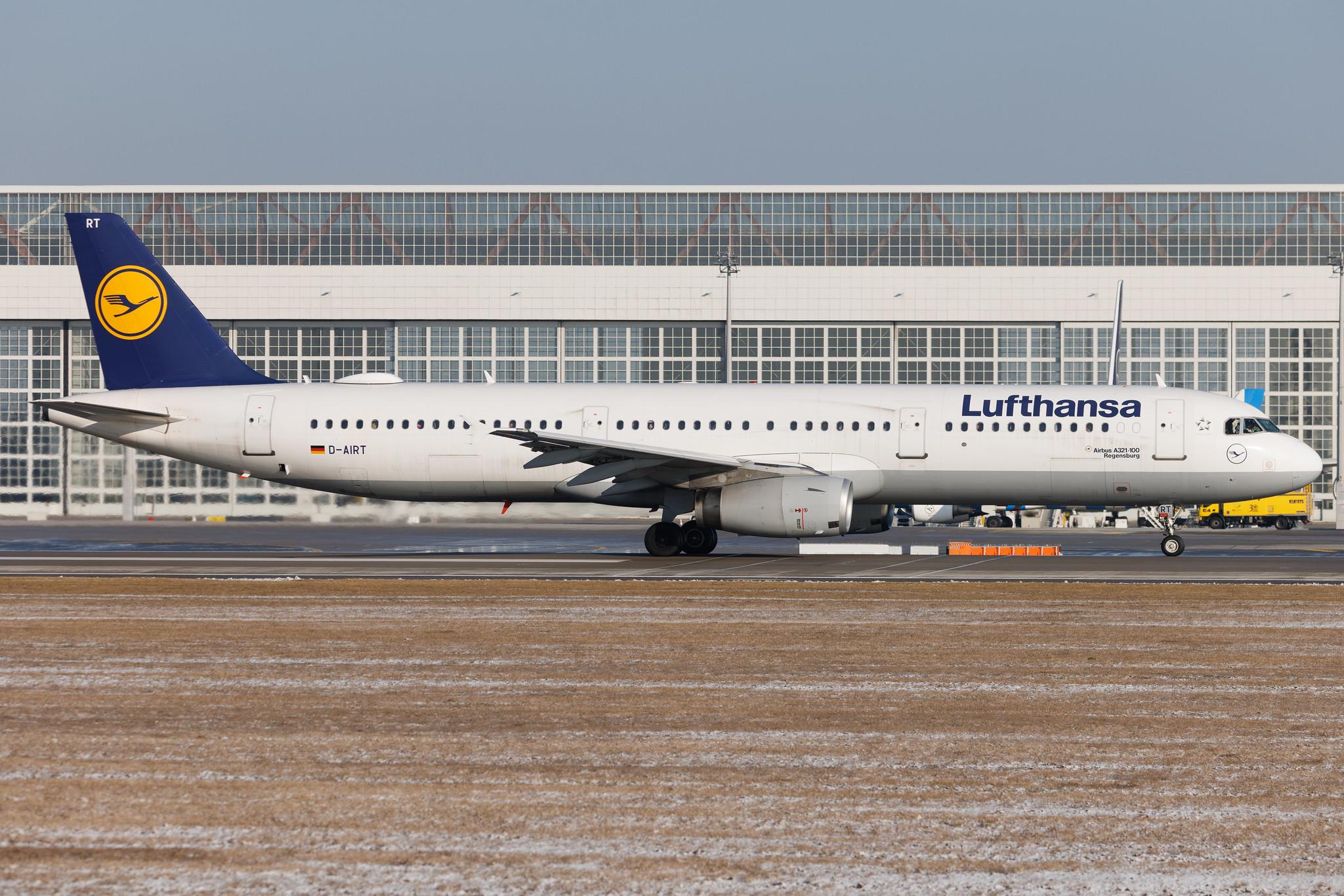 Munich Airport: Lufthansa (LH / DLH) | Airbus A321-131 A321 | D-AIRT | MSN 0652