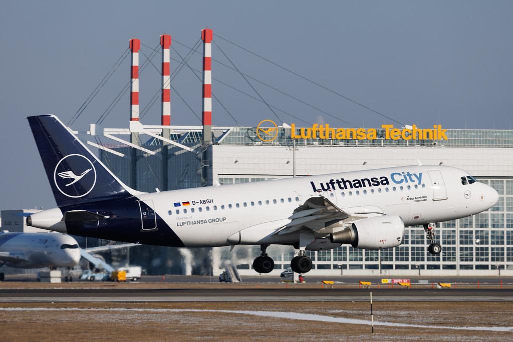 Munich Airport: Lufthansa City (VL / LHX) | Airbus A319-112 A319 | D-ABGH | MSN 3245