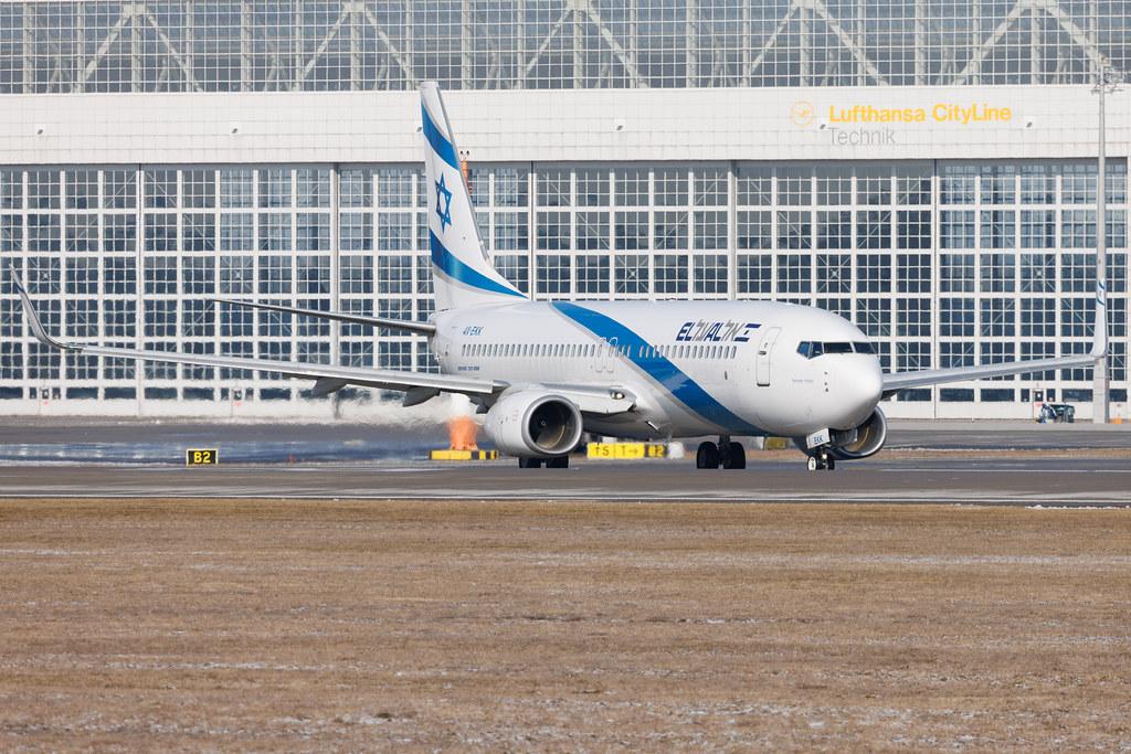 Munich Airport: El Al (LY / ELY) | Boeing 737-85R B738 | 4X-EKK | MSN 39070