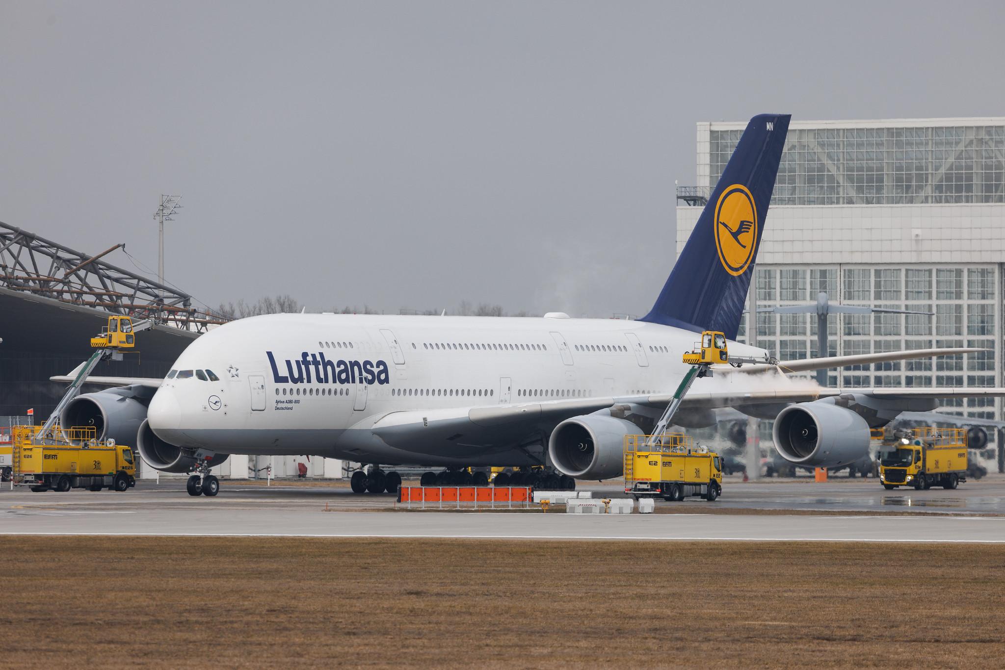 Munich Airport: Lufthansa (LH / DLH) | Airbus A380-841 A388 | D-AIMN | MSN 177
