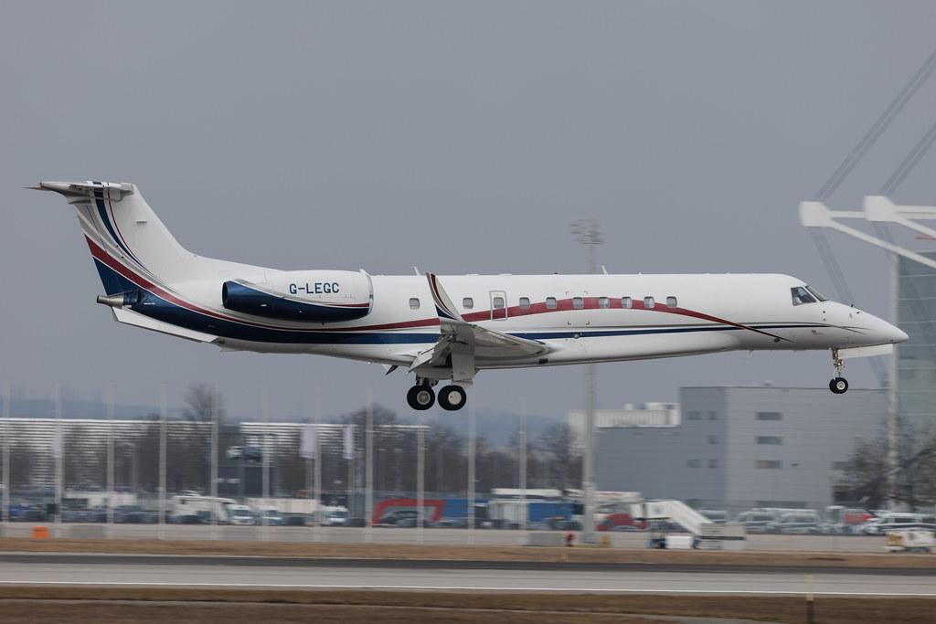 Munich Airport: Luxaviation (LXA) | Operator: Luxaviation UK |  Embraer Legacy 600 E35L | G-LEGC | MSN 14501025