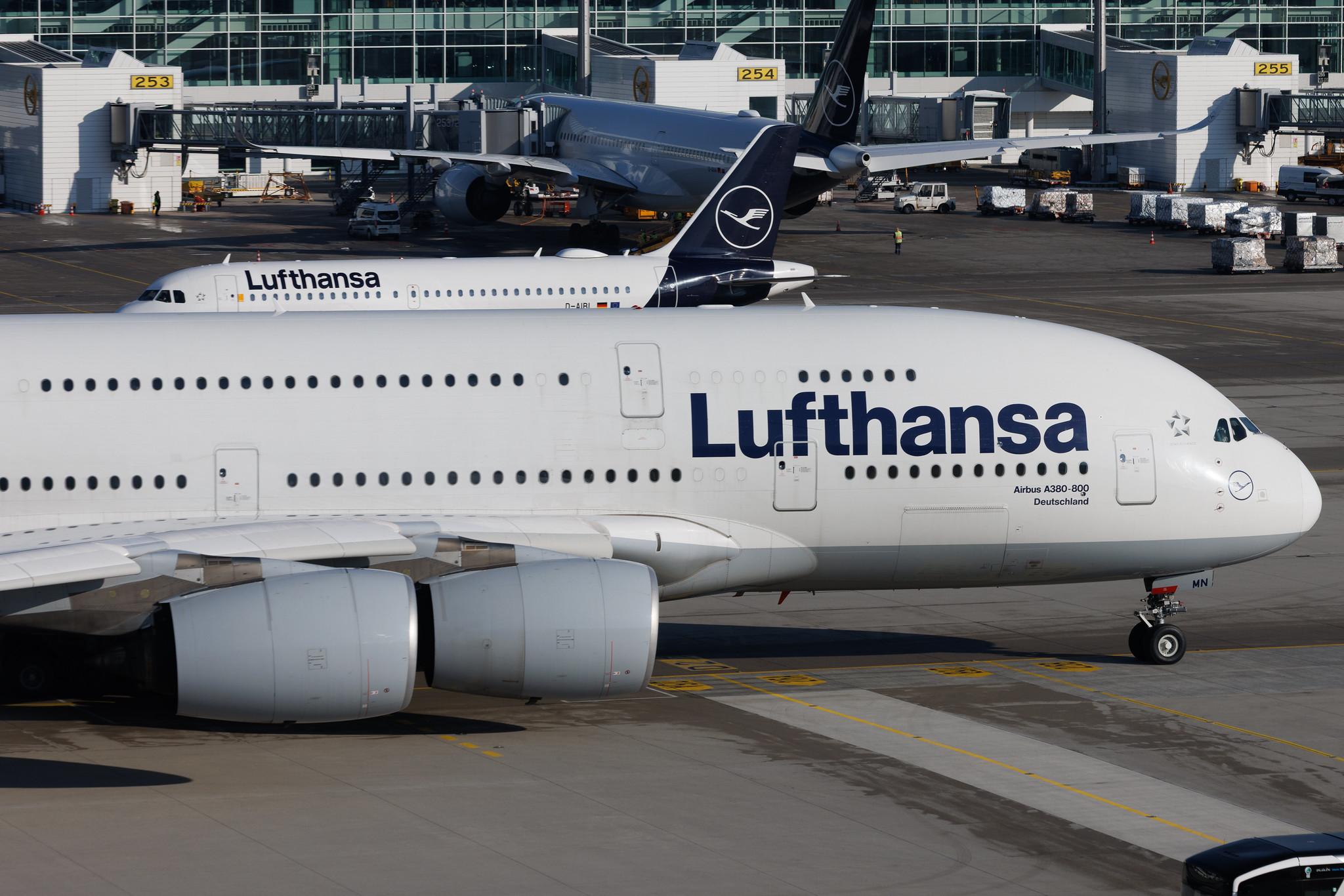 Munich Airport: Lufthansa (LH / DLH) | Airbus A380-841 A388 | D-AIMN | MSN 177