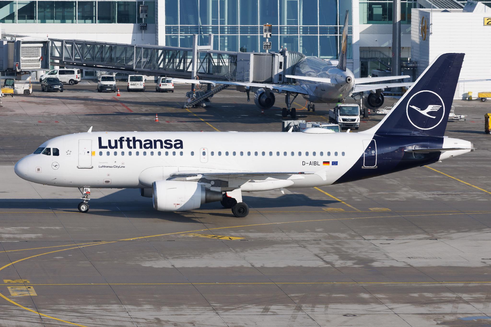 Munich Airport: Lufthansa (LH / DLH) | Operator: Lufthansa CityLine | Airbus A319-112 A319 | D-AIBL | MSN 2174