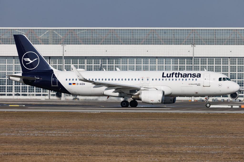 Munich Airport: Lufthansa (LH / DLH) | Airbus A320-214 A320 | D-AIZW | MSN 5694