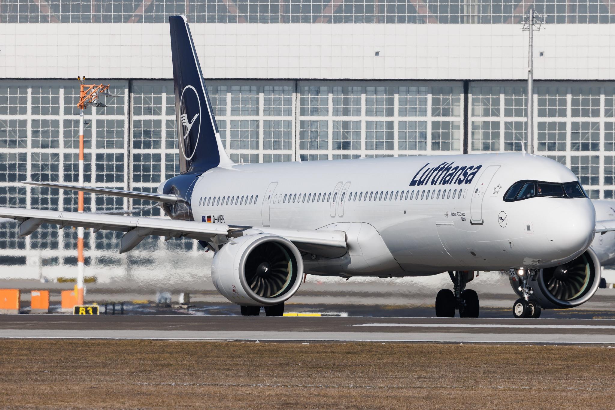 Munich Airport: Lufthansa (LH / DLH) | Airbus A321-271NX A21N | D-AIEH | MSN 10318
