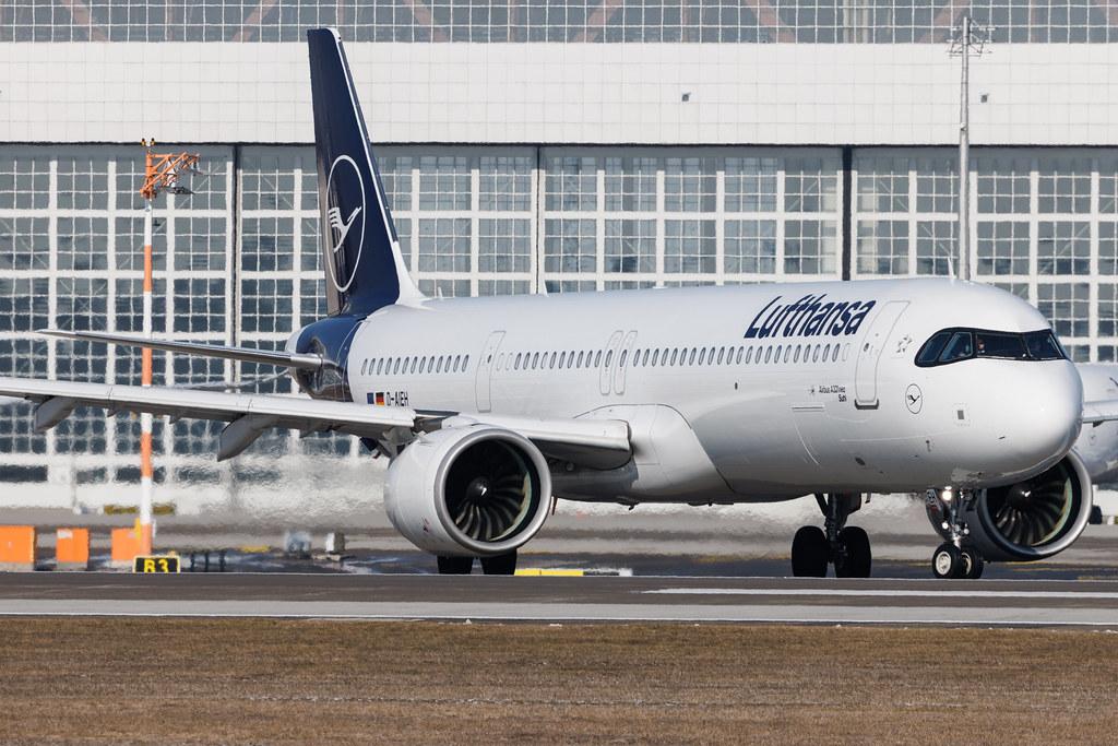 Munich Airport: Lufthansa (LH / DLH) | Airbus A321-271NX A21N | D-AIEH | MSN 10318