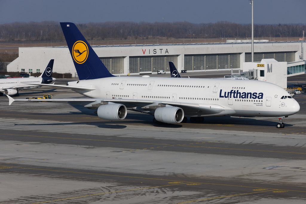 Munich Airport: Lufthansa (LH / DLH) | Airbus A380-841 A388 | D-AIMN | MSN 177